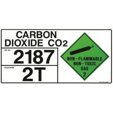 Hazchem Storage Sign - Carbon Dioxide